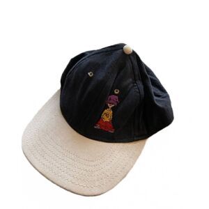 VINTAGE S.I. CARTOON ANIMATION EMBROIDERED SNAPBACK HAT MADE IN USA